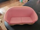VINTAGE 1993 FISHER-PRICE LOVING FAMILY PINK SOFA COUCH 