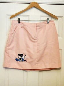 Jupe courte femme rose Izod Disney Mickey et Minnie Mouse taille 10 - Photo 1/5