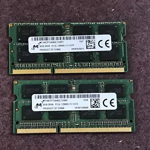 Micron 16GB (2x8GB) 2Rx8 PC3L-12800S DDR3 SODIMM Laptop Memory RAM - Picture 1 of 1