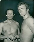 European heavyweight champion Joe Bugner and Ar... - Vintage Photograph 1247363