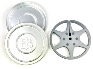 Vtg 1950's Eastman Kodak 8MM Movie 200ft Film Reel 5" w/ Canister Mint Condition - Picture 1 of 7