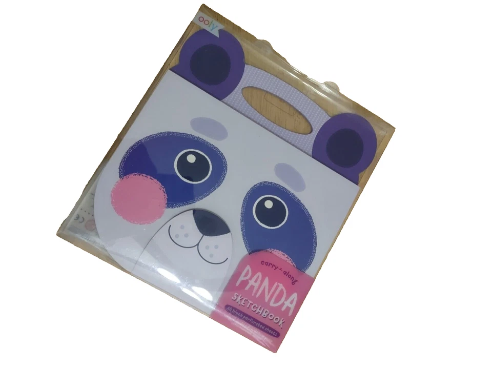Cuaderno de bocetos Panda llevar 60 hojas de papel sin ácido artista creativo diversión para niños Foto 1 de 4