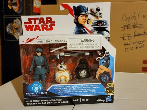 Star Wars Rose First Order Disguise BB-8 and BB-9E 3.75 Inch Force Link Figures Cover