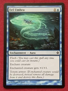 Magic The Gathering RISE OF THE ELDRAZI EEL UMBRA blue card MTG - Picture 1 of 2