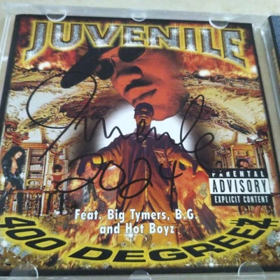 SIGNED Juvenile - 400 degreez autograph cd - Image 1 of 3