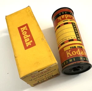KODAK VERICHROME PAN FILM - 120 ROLLENGRÖSSE - VINTAGE UND UNBELICHTET exp 1957 - Bild 1 von 4
