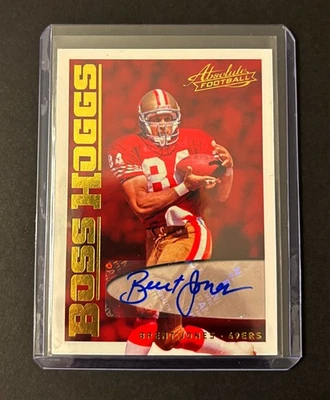 2018 Panini Absolute Brent Jones Auto ! SSP Hall Of Fame 49ers - Image 1 of 2