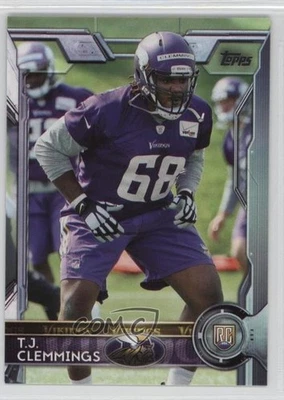 2015 Topps Rookie TJ Clemmings #425 Rookie RC - Image 1 of 2