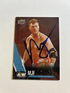 Tarjeta # 51 Upperdeck 2021 firmada por MJF AEW PRIMERA EDICIÓN - Imagen 1 de 1