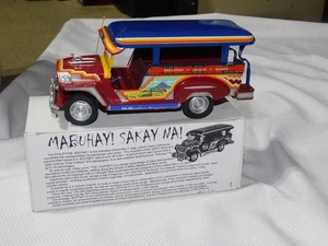 Philippinischer Jeepney Modellbus Souvenir Druckguss Metall Baclaran Quiapo Jai Alai 9 Zoll - Bild 1 von 4