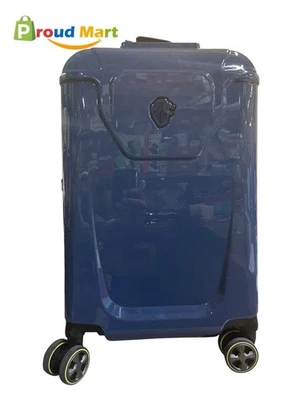 Peugeot Voyages Carry-On Hardcase Locking Spinner Carry-On Luggage Navy Blue - Image 1 of 4