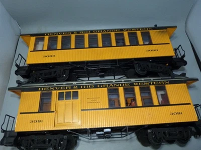 LGB 2 x D&RGW Passenger Coaches 3086/3081 - Image 1 of 4
