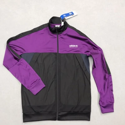 Chaqueta Adidas Adventure Primegreen para hombre talla XL púrpura negra cremallera completa ropa deportiva Foto 1 de 4