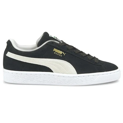Puma Gamuza Clásico Xxi Con Cordones Jóvenes Niños Negros Tenis Zapatos Informales 38056001 Foto 1 de 4