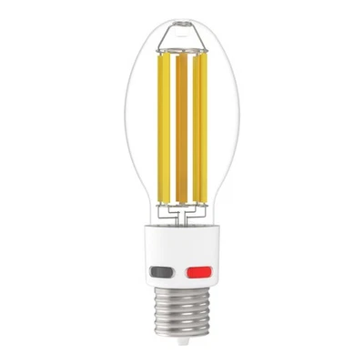 RAB ED28 LED Filament Bulb 5000lm Power & Color Adjust 120-277V Mogul Base - Image 1 of 3