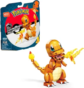 MEGA- Pokémon Personaggio Charmander Assemblabile Giocattolo per Bambini 1+ Anni - Foto 1 di 12
