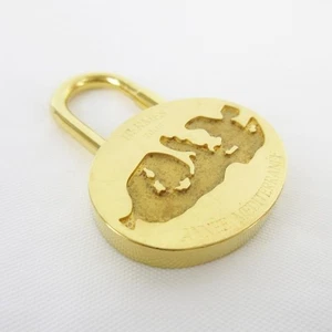 Auth Hermes Mediterranean ANNNE MEDITERRANCE 2003 Limited Cadena Lock Bag Charm - Picture 1 of 8