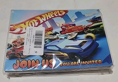 Hot Wheels Birthday Party Invitation Cards New Unopened 24 Pieces Invitations - Image 1 of 4