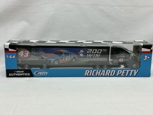 Richard Petty 43 200th Win Hauler Trailer NASCAR Authentics Die Cast 1:64 Scale - Picture 1 of 5