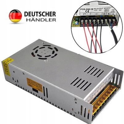 DC 12V 30A 120W Schaltnetzteil Netzteil Netzgerät Trafo Treiber Transformator~ - Bild 1 von 4