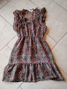 BB Dakota by Steve Madden | Women XS | Darcy Chiffon Floral Mini Tiered Dress - Picture 1 of 6