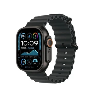 Apple Watch Ultra 2 49mm (GPS + Cellular) Black Titanium Black Ocean Band - Photo 1 sur 2