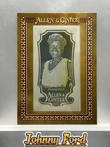 2024 Topps Allen & Ginter #218 Sheryl Swoopes Yellow Printing Plate 1/1 Mini - Picture 1 of 2