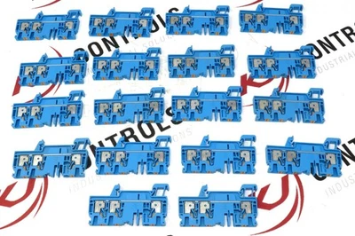 Weidmüller A3C 4 DL BL 2674820000 Terminal Block 4mm² 800V 32A Blue (lot of 18) - Image 1 of 4