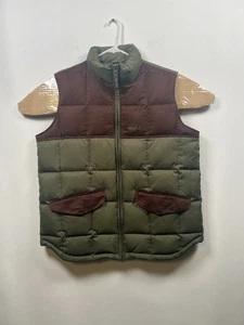 Beretta Olive Green Goose Down Puffer Outdoorsman Vest Size L Flaw - Picture 1 of 9