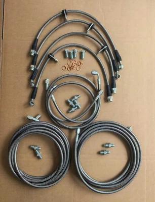 SS  Front & Rear Brake Lines Replacement 1996-2000 Honda Civic EK w/ Rear Disc - Image 1 of 2