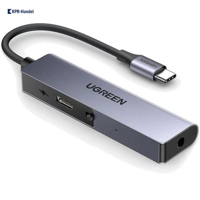 USB C Soundkarte mit Hi-Res Audio und 60W PD –  für moderne Geräte - Bild 1 von 4