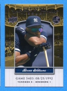2008 Upper Deck Yankee Stadium Legacy #5403 Bernie Williams Yankees - Bild 1 von 1