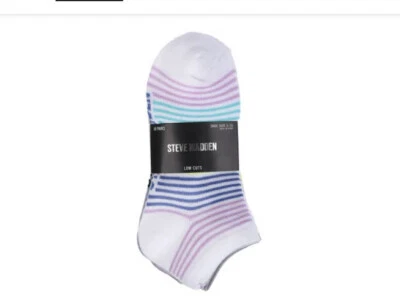 Steve Madden Women’s Low-Cut Socks (10 Pairs) multicolored  | Shoe Size 5-10 NIB - Image 1 of 4