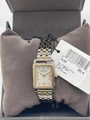 Bulova Sutton Ladies Two-Tone Stainless Steel Watch 98L308 Dial SS Bracelet - Image 1 of 4