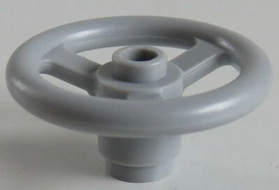 LEGO Technic - Lenkung / Steering Lenkrad 3 Noppen Durchm., hell blaugrau # 2819 - Bild 1 von 2