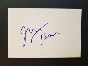 John Tesh Signed 4x6 Index Card - Picture 1 of 1