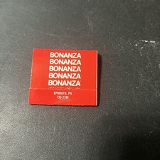 Vintage Contemporary Matchbook Bonanza Steakhouse