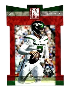 2022 Donruss Elite 2002 Aspirations Die Cut Zach Wilson /98 New York Jets - Picture 1 of 2