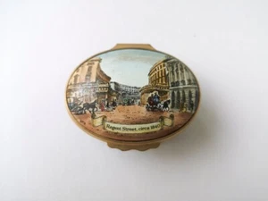 Halcyon Days Enamel Trinket Box - Regent Street - Picture 1 of 5