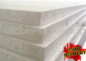 6 x EXPANDED 2" POLYSTYRENE FOAM SHEETS 2400x1200x50mm - Picture 1 of 6