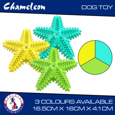 Interactive Dog Treat Feeder Starfish - Available in 3 Colours - Image 1 of 4