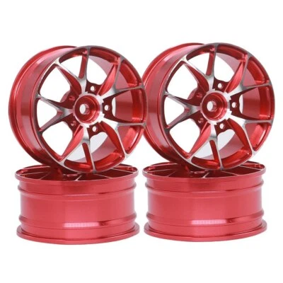 Llantas de metal 1/10 RC Road Racing Drift con neumáticos de goma para HSP Sakura yokomo Foto 1 de 4