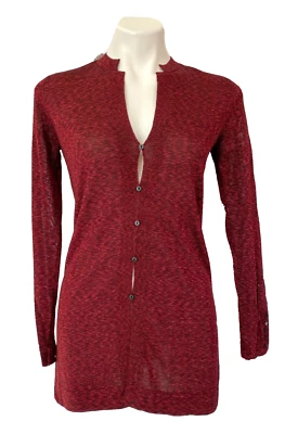 Sigrid Olsen Women Viscose Jacket Size XS MD Red Retail $188 – New - Image 1 of 4