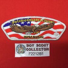 Boy Scout CSP Potawatomi Area Council Shoulder Patch SA-68 SMY Br. F2212B1
