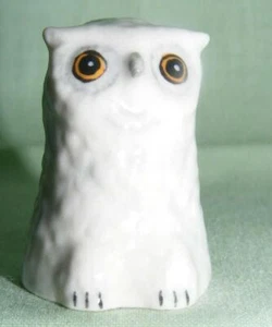 Klima Porcelain Owl Thimble K759 - Picture 1 of 1