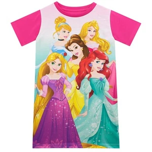 Disney Princesses Nightdress | Girls Pink Disney Princess Night Dress - Picture 1 of 10