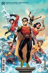 WORLDS FINEST TEEN TITANS #1 - Cheung Card Stock Variant - NM - Presale 07/11