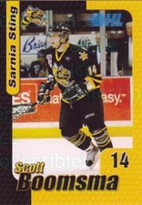 2005-06 Sarnia Sting #4 Scott Boomsma