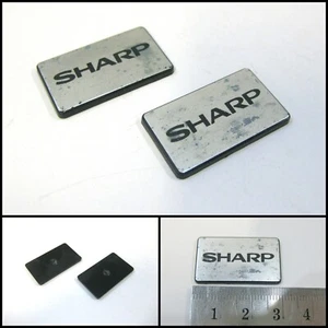 Genuine SHARP Audio Equipment Badge Logo Emblems (30mm) - Picture 1 of 1