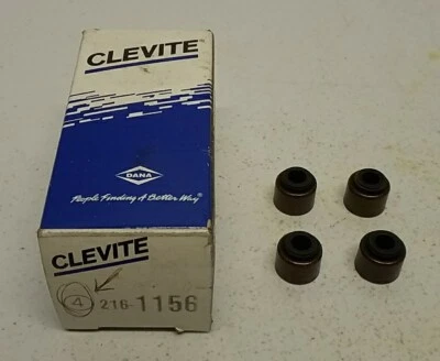 Clevite 216-1156 Valve Stem Oil Seals (Quantity of 4) - Premium Quality - Image 1 of 4